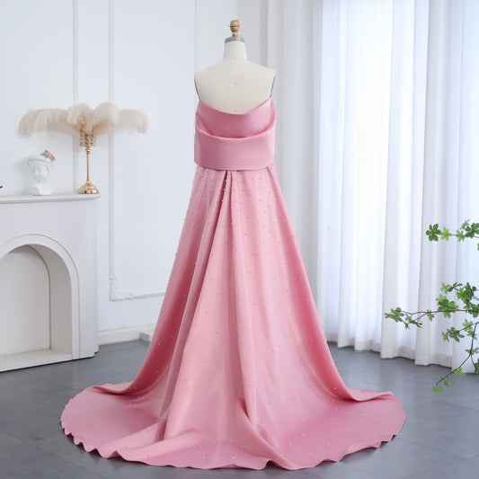 Vestido de Festa Longo Elegante Rosa com Brilho - Modelo Especial