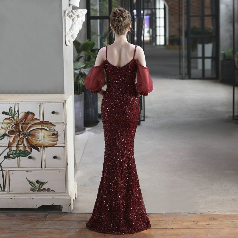 Vestido de best sale renda longo marsala